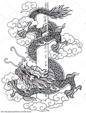 vector cnc chu rong quan quanh tru cot dinh