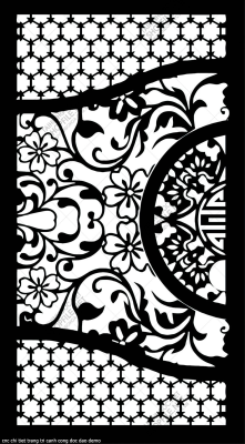 cnc chi tiet trang tri canh cong doc dao