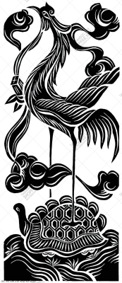 vector cnc kim quy hac dau tren lung rua