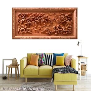 tranh chim cong dieu khac go 13 05 2021 