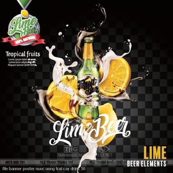 file banner poster nuoc uong trai cay drink 50