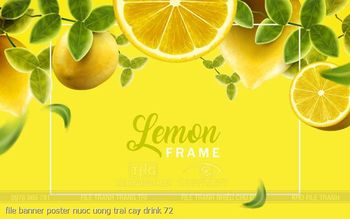 file banner poster nuoc uong trai cay drink 72