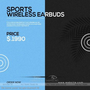 file banner poster tai nghe bluetooth 08