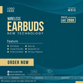 file banner poster tai nghe bluetooth 18