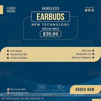 file banner poster tai nghe bluetooth 20