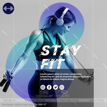 file banner poster yoga gym the hinh 07