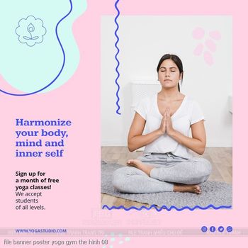 file banner poster yoga gym the hinh 08