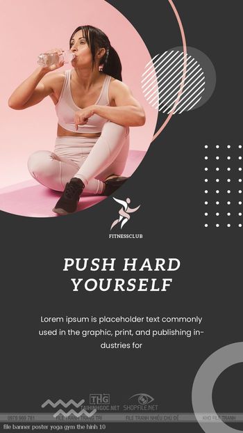 file banner poster yoga gym the hinh 10