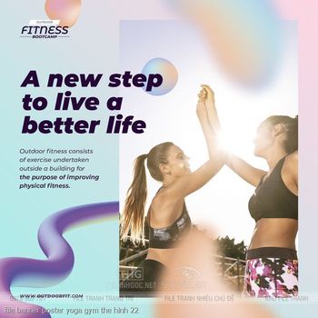 file banner poster yoga gym the hinh 22