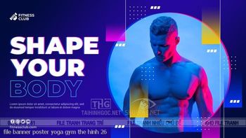 file banner poster yoga gym the hinh 26