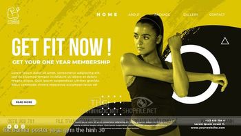 file banner poster yoga gym the hinh 30