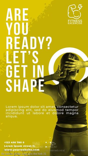 file banner poster yoga gym the hinh 31