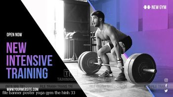 file banner poster yoga gym the hinh 33
