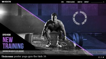 file banner poster yoga gym the hinh 34