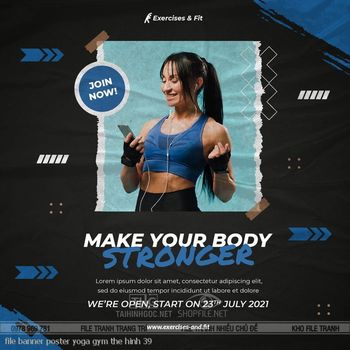 file banner poster yoga gym the hinh 39