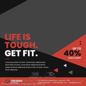 file banner poster yoga gym the hinh 41