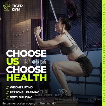 file banner poster yoga gym the hinh 43