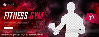 file banner poster yoga gym the hinh 45