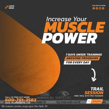 file banner poster yoga gym the hinh 49