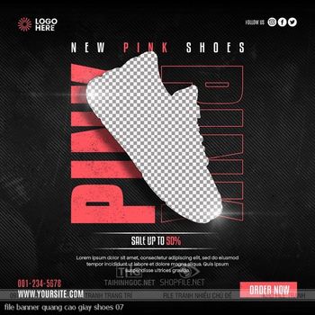 file banner quang cao giay shoes 07