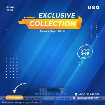 file banner quang cao giay shoes 10