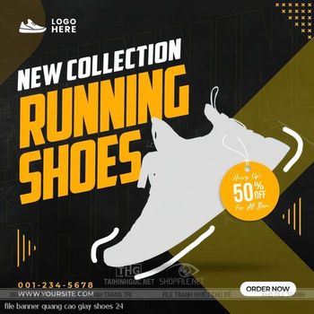 file banner quang cao giay shoes 24