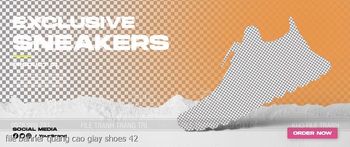 file banner quang cao giay shoes 42
