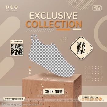 file banner quang cao giay shoes 51