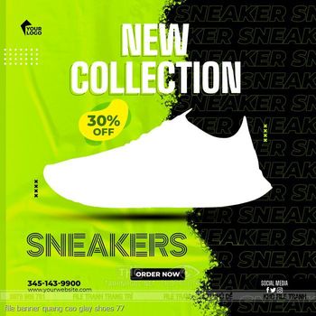 file banner quang cao giay shoes 77