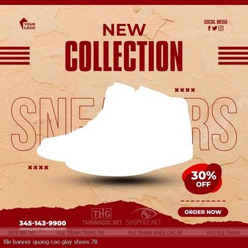 file banner quang cao giay shoes 78