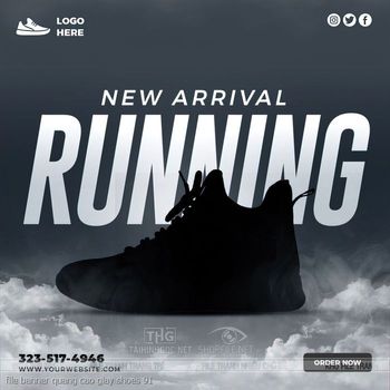 file banner quang cao giay shoes 91
