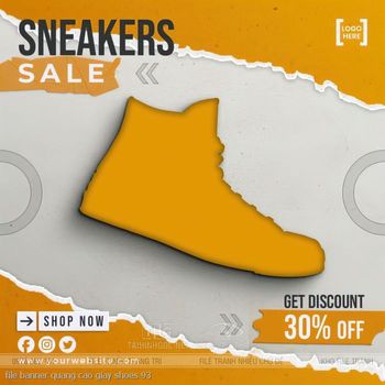file banner quang cao giay shoes 93