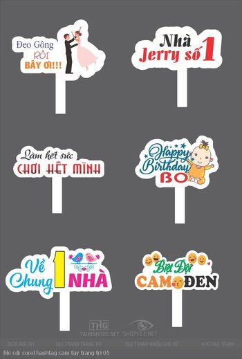 file cdr corel hashtag cam tay trang tri 05