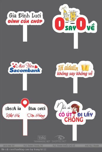 file cdr corel hashtag cam tay trang tri 12