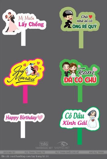 file cdr corel hashtag cam tay trang tri 14