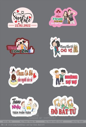 file cdr corel mau hashtag cam tay dam duoi 04