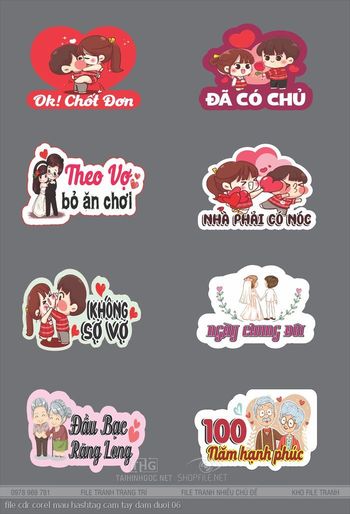 file cdr corel mau hashtag cam tay dam duoi 06