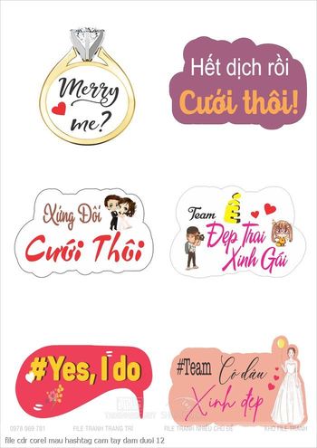 file cdr corel mau hashtag cam tay dam duoi 12