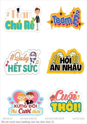 file cdr corel mau hashtag cam tay dam duoi 21