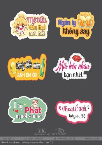 file cdr corel mau hashtag cam tay dam duoi 22