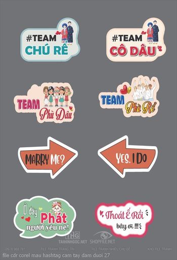 file cdr corel mau hashtag cam tay dam duoi 27