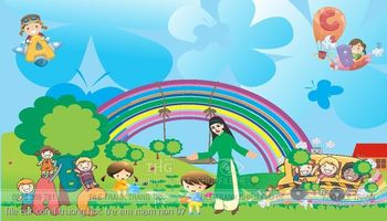 file cdr corel truong hoc tre em mam non 07