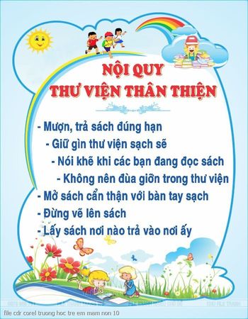 file cdr corel truong hoc tre em mam non 10