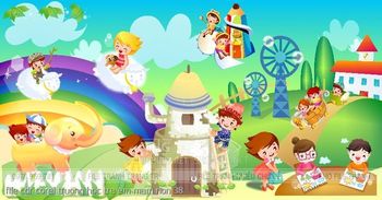 file cdr corel truong hoc tre em mam non 38