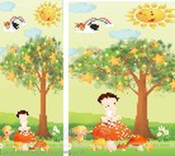 file cdr corel truong hoc tre em mam non 52