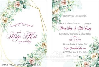 file cdr vector thiep moi dam cuoi 05