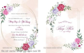 file cdr vector thiep moi dam cuoi 08