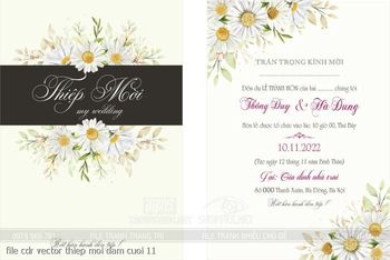 file cdr vector thiep moi dam cuoi 11