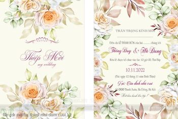 file cdr vector thiep moi dam cuoi 12