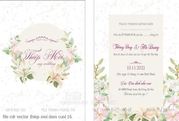 file cdr vector thiep moi dam cuoi 16